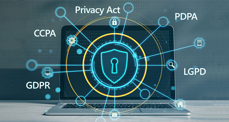 Navigating Data Privacy Regulations Comparative Insights into GDPR, CCPA, LGPD, PDPA, and Privacy Act