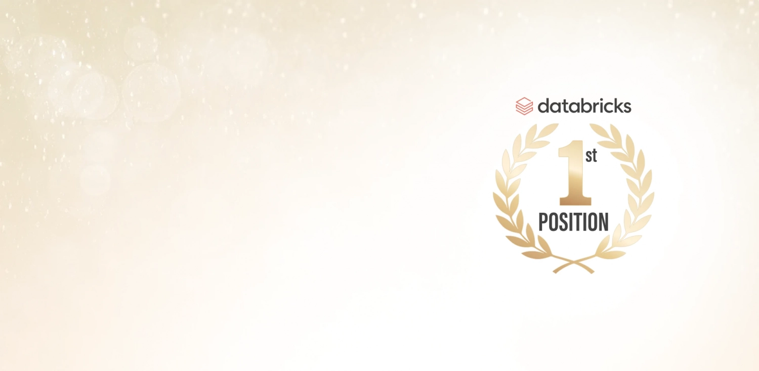 Infocepts ranked #1 by Databricks in Elevate and Accelerate