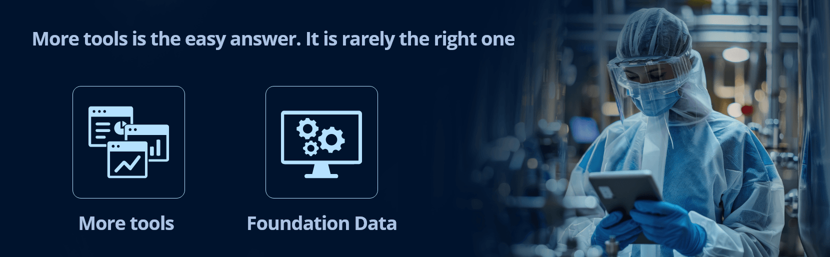More tools is the easy answer. It is rarely the right one