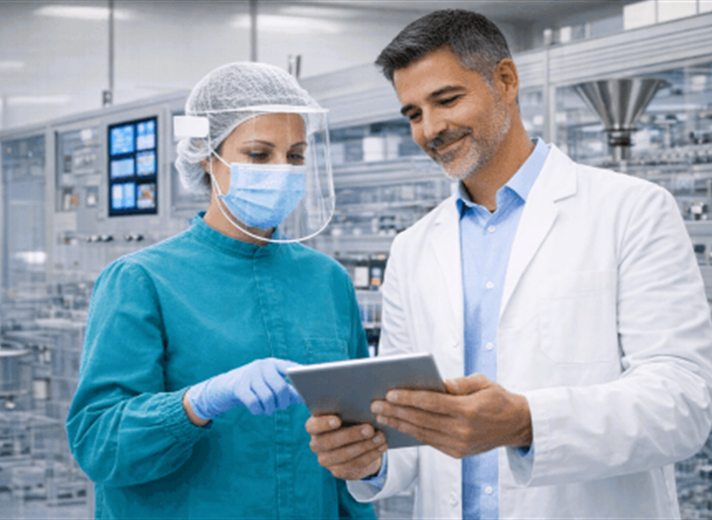 Pharmacovigilance specialist reviewing safety cases