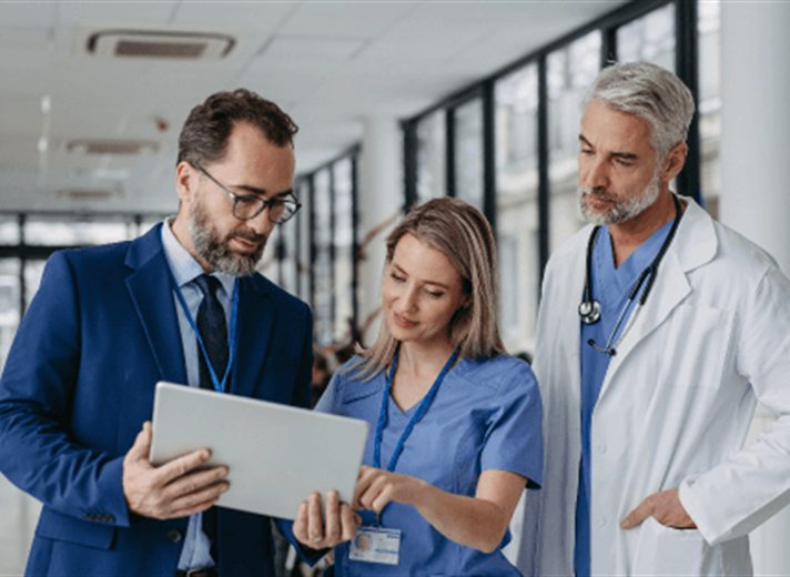 Medical science liaison meeting a clinician