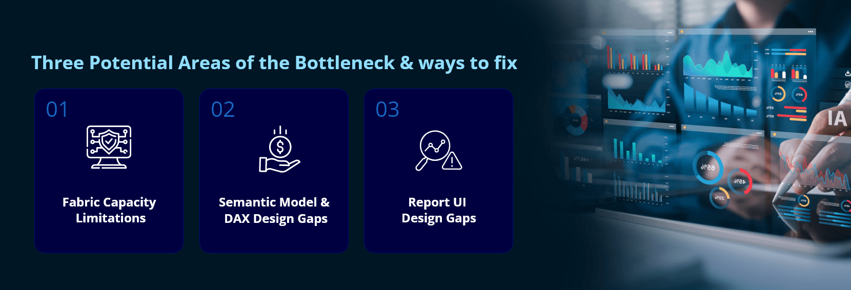 Infocepts - Powerbi Performance optimization_Three Potential Areas of the Bottleneck & ways to fix